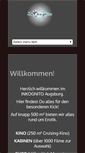 Mobile Screenshot of inkognito-augsburg.de